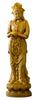 Wood Carving Buddha Kannon Kannon Bodhisattva High Quality Natural Boxwood Wood Guardian Protection from Evil Statue, Statue, Statue, 20cm, Carving,
