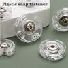 10Pcs Plastic Snap Buttons Invisible Sewing Button Fasteners For Kids Clothing Jeans Jackets Bag And Home Decoration