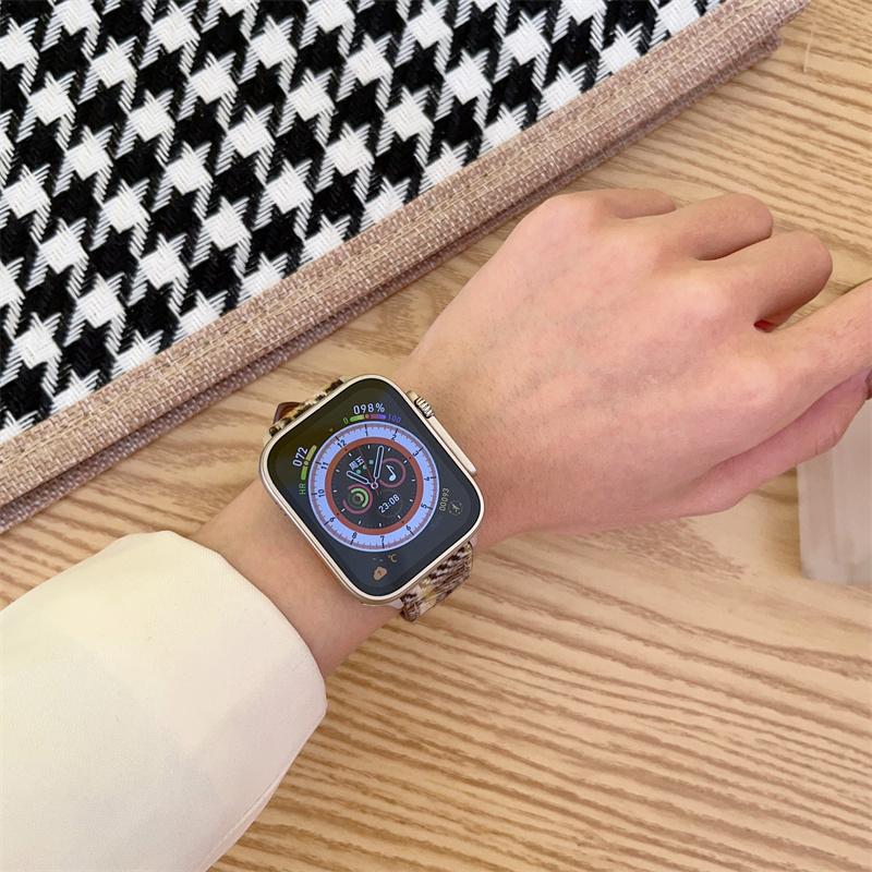 Curea de ceas din nailon pentru banda iWatch 44mm 40mm 41mm pentru iWatch Series 8 7 6 Se 5 4 3 2 1 Bratara de ceas 38mm 42mm 45mm