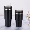 Car Cup, Double-layer Straw Cup, Vacuum Outdoor Car Cup, Thermal Insulation, Cold Insulation, Coffee Cup, Beautiful Appearance
