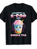 Maglietta My Little Soda Pop per Bambini KPop Musica Anime Coreano T-shirt Rap Hip Hop Abbigliamento Ragazza Regalo Maglietta con Frase Carina Top per Bambini