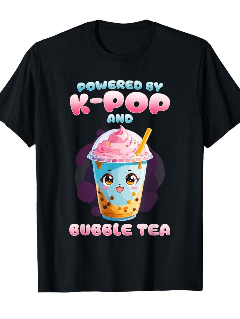 Maglietta My Little Soda Pop per Bambini KPop Musica Anime Coreano T-shirt Rap Hip Hop Abbigliamento Ragazza Regalo Maglietta con Frase Carina Top per Bambini