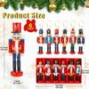Nutcracker Christmas Decorations 6Pcs Christmas Nutcrackers Ornaments Nutcracker Figures for Christmas Tree Ornaments Birthday Gift Home Party Xmas