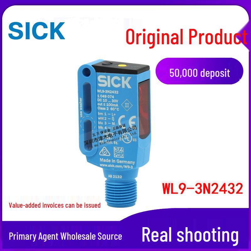 WL9-3N2432 Retro-reflective NPN Photoelectric Sensor WL9-3N2432