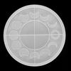 Moon Phase Tray Mold Lunar Eclipse Crescent Epoxy Resin Casting Molds for DIY Crafts Jewelry Making Home Decoration