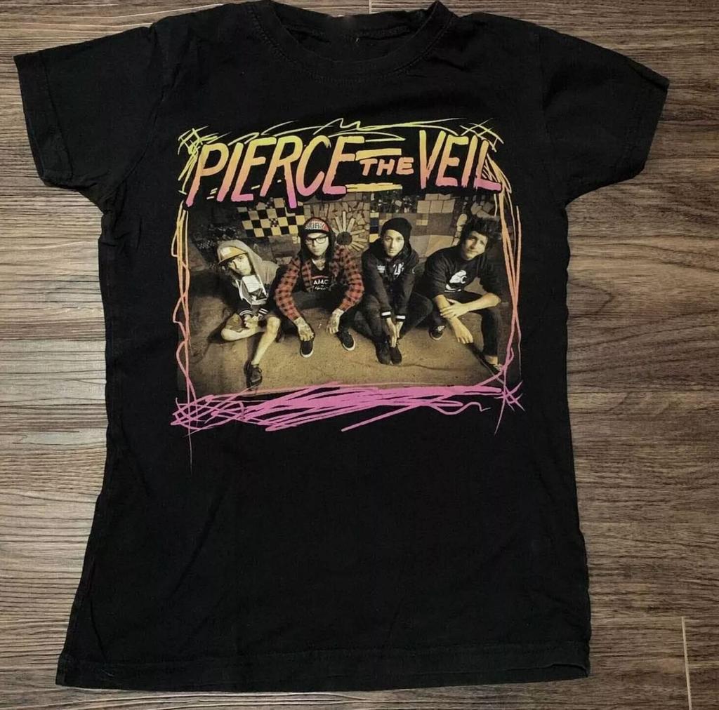 Pierce The Veil Schwarzes Unisex-T-Shirt Alle Größen S Bis 5XL