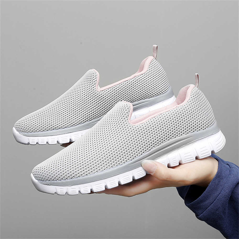 Extra Large Sizes 35-40 Large Size Women's Shoes Vulcanize Women Sneakers Blue Sports And Fitness 2025summer Authentic 0