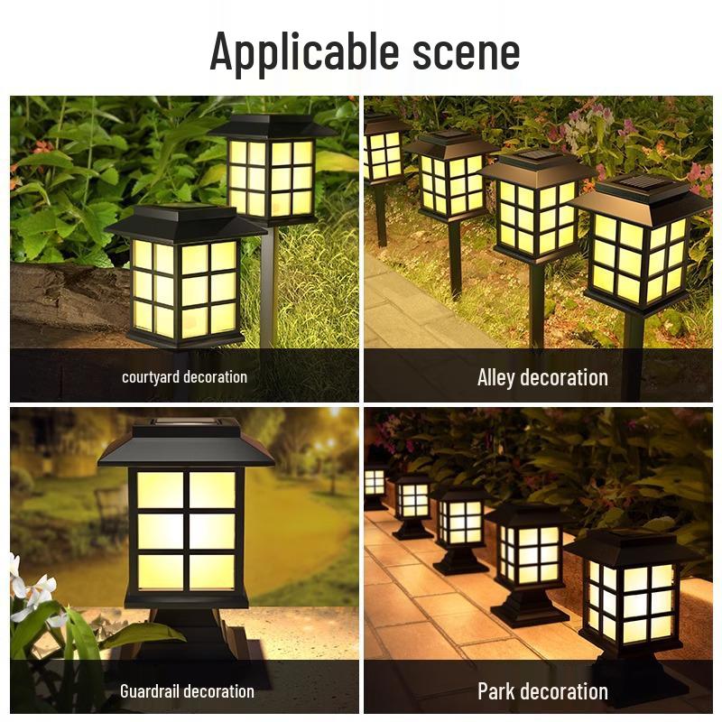 Solar Waterproof Lawn Lights for Garden and Villa Decor