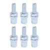6PCS M6 Hollow Screw Kit High Hardness Steel Alloy Hollow Screw Nut Set for Motorcycle 212cc ATV Go Kart