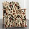 Festive Christmas Ball Design Soft Microfiber Throw Blanket – Cozy for Bed, Sofa, Camping, Picnic & Winter Holiday Decor