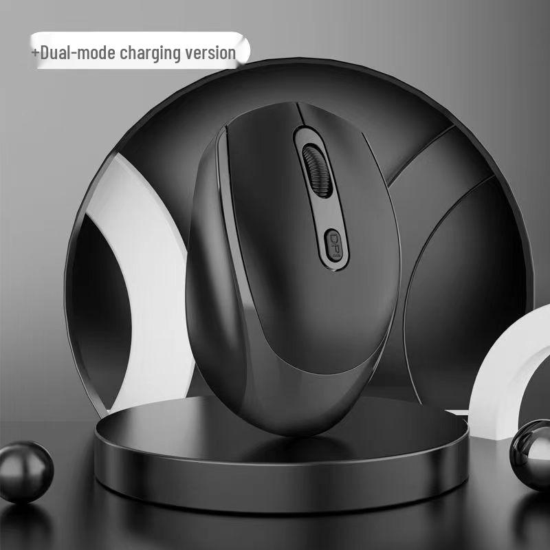Macaron Color Dual-Mode Silent Rechargeable Wireless Bluetooth Mouse for Home, Office, and Gaming