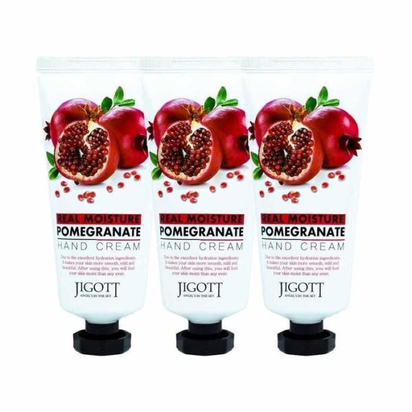 [OFJO5M1Q] Jigott Real Moisture Pomegranate Hand Cream 3-Pack (12110967)