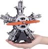 TECHING FA-5C Radial Engine Model, 3D Puzzle, Assembly Kit, Moving, For Adults, Authentic