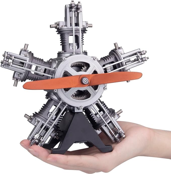 

Модель радиального двигателя TECHING FA-5C, 3D-пазл, сборочный комплект, подвижный, для взрослых, аутентичный