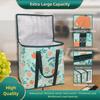 1pc Collapsible Insulated Cooler Bag Large Waterproof Grocery Bags Square Reusable Insulated Bag for Cake Frozen Foods