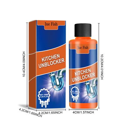 Jue-Fish Výkonný prostředek na bagrování kuchyňských trubek Dredge Deodorant Toaletní dřez Čistič odtoku Kanalizace Nástroje pro rychlé čištění