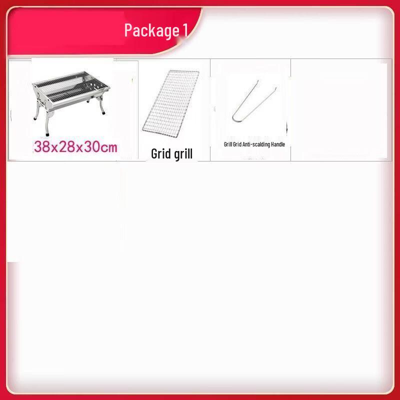 ZISIZ Stainless Steel BBQ Grill