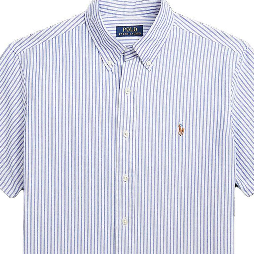 Polo Ralph Lauren Polo Striped Logo Embroidered Short Sleeve Shirt Men shirts Multicolor MNPOWOV1N820715-999