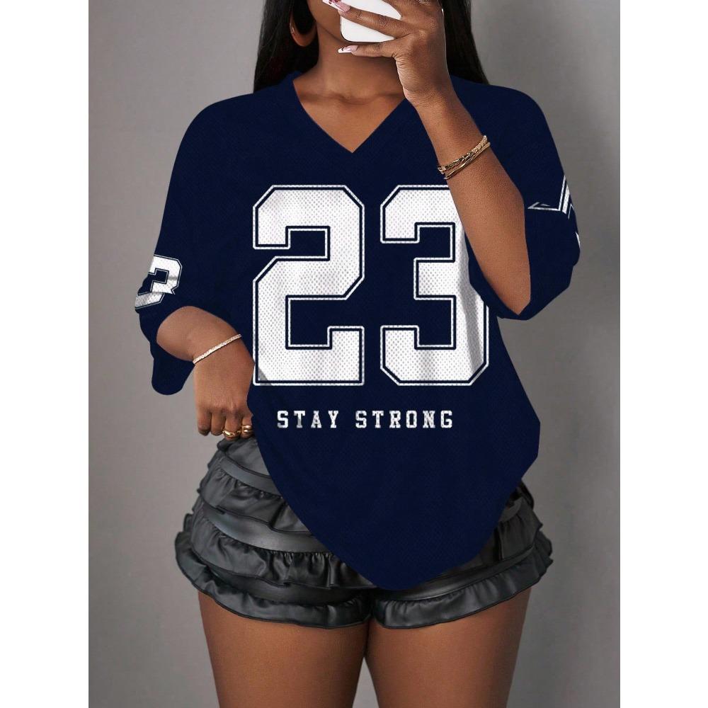 Casual Simple Letter Women s Pattern T-shirt Summer 5XL