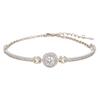 Exquisite Niche Zircon Bracelet for Women - Smoky Rain, Light Luxury, Perfect for Best Friends