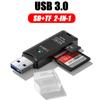 2-в-1 USB 3.0 Card Reader Портативний Micro SD Card Reader USB 3.0 Адаптер Високошвидкісний SD/TF Memory Card Для ПК Ноутбуків Аксесуари