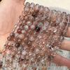 Natural Black Gold Super Seven Crystal Round Beads for Jewelry Making
