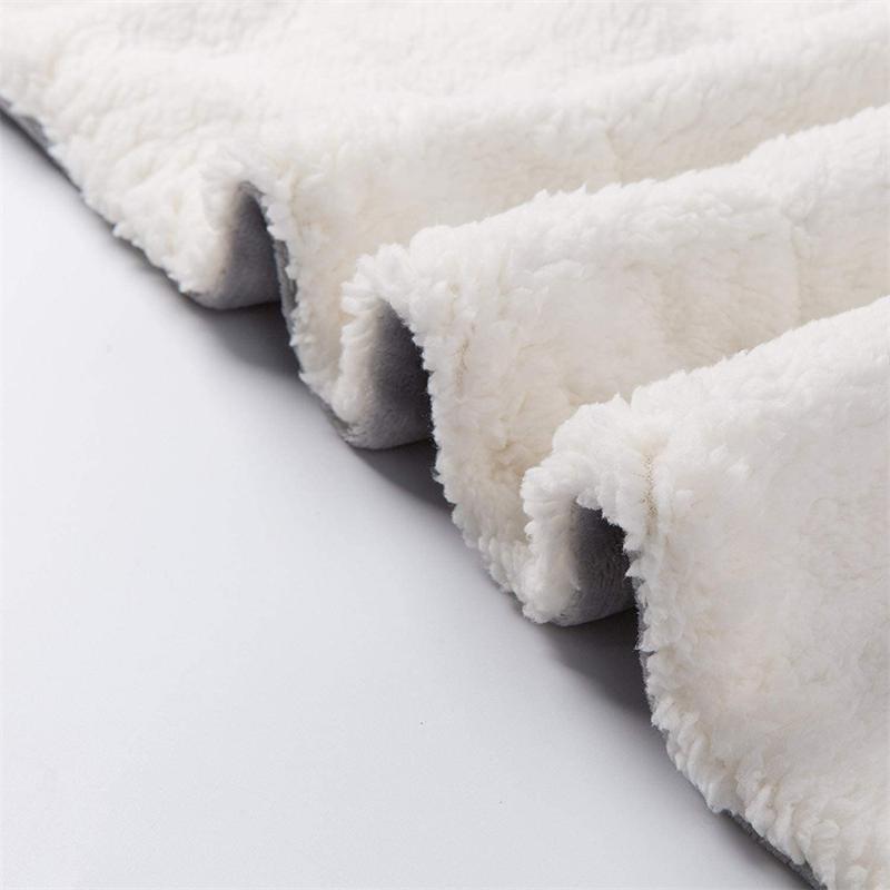 Cozy Double Layer Flannel Blanket for Home and Office