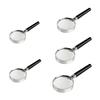 Senior Friendly Handheld Magnifying Glass Antislip Handle 5 Size Lens Option Perfect For Books Stamps Hobbies
