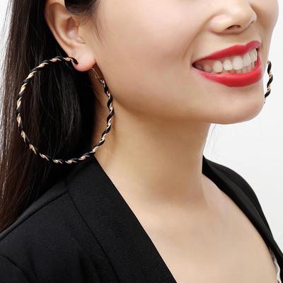 Acrylic Irregular Hoop Earrings Acetate Mottled Earrings Circle Round Statement Stud Earrings Women Girls Jewelry