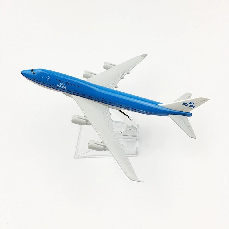 

Scale 1:400 16cm KLM Netherlands Airlines B747 Aviation Alloy Diecast Aircraft Model Airplane Collectible Display Room Ornament