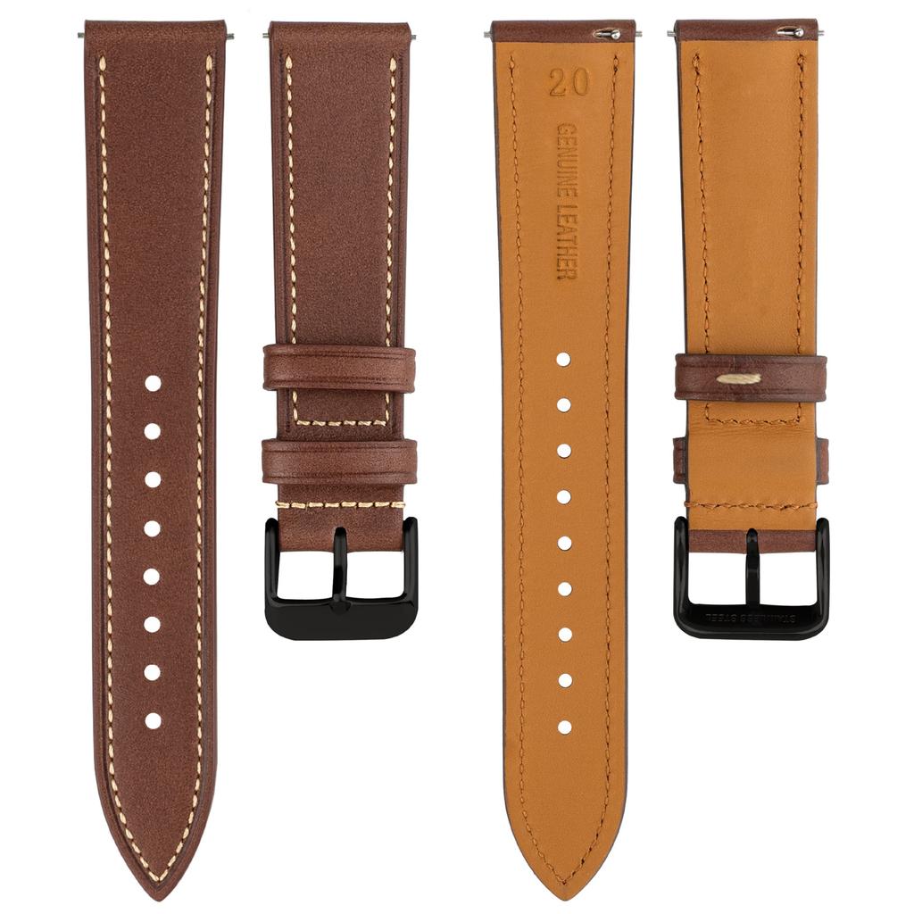Leather Wristband 18202122Mm Oil Wax Leather Strap For Uawatc4 Pro Gt45
