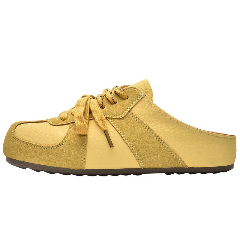 Summer New Thick-soled Half-slippers Women's One-pedal Bag Head Slippers 3752