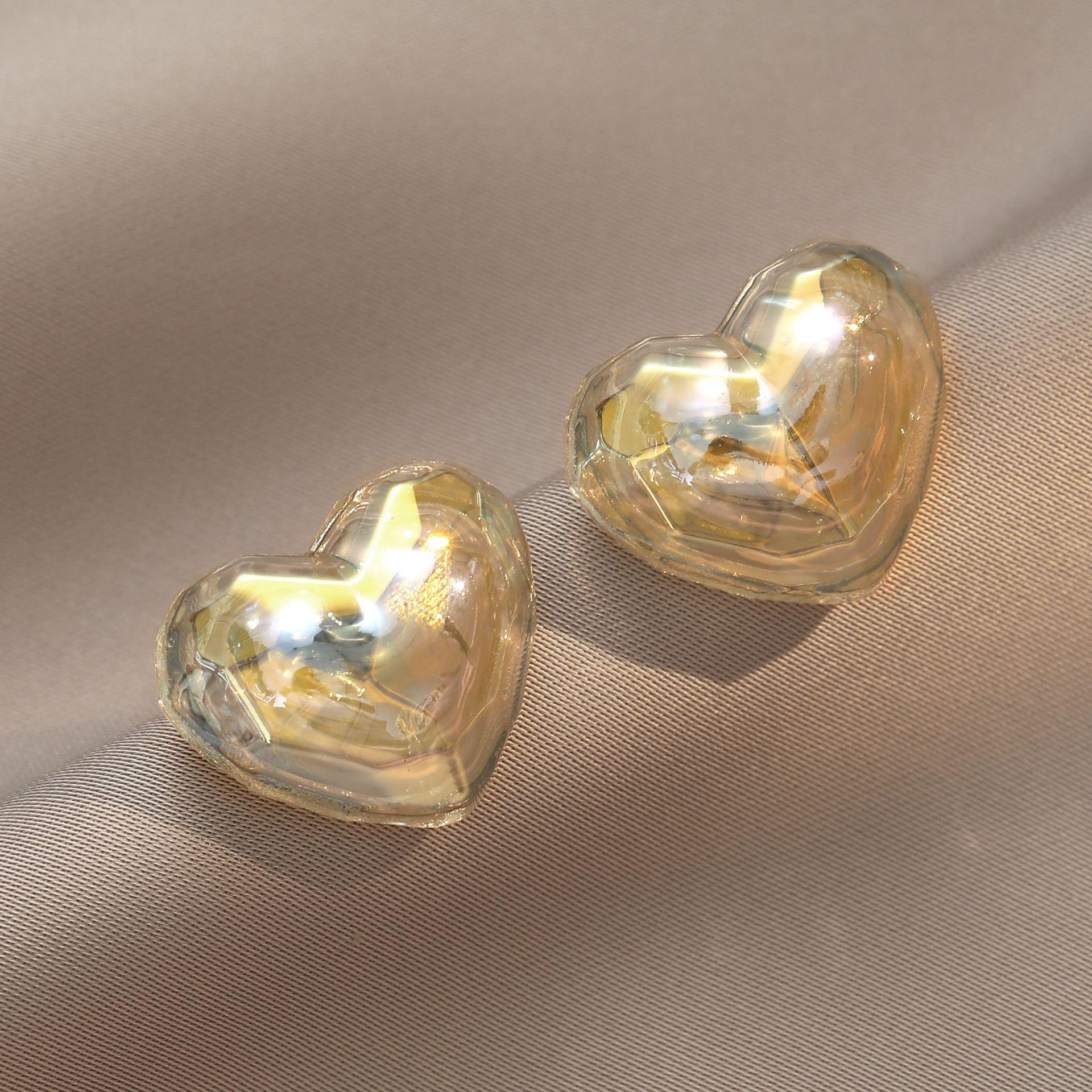

S925 Silver Women s Heart & Mermaid Pearl Earrings – Trendy Japanese & Korean Style