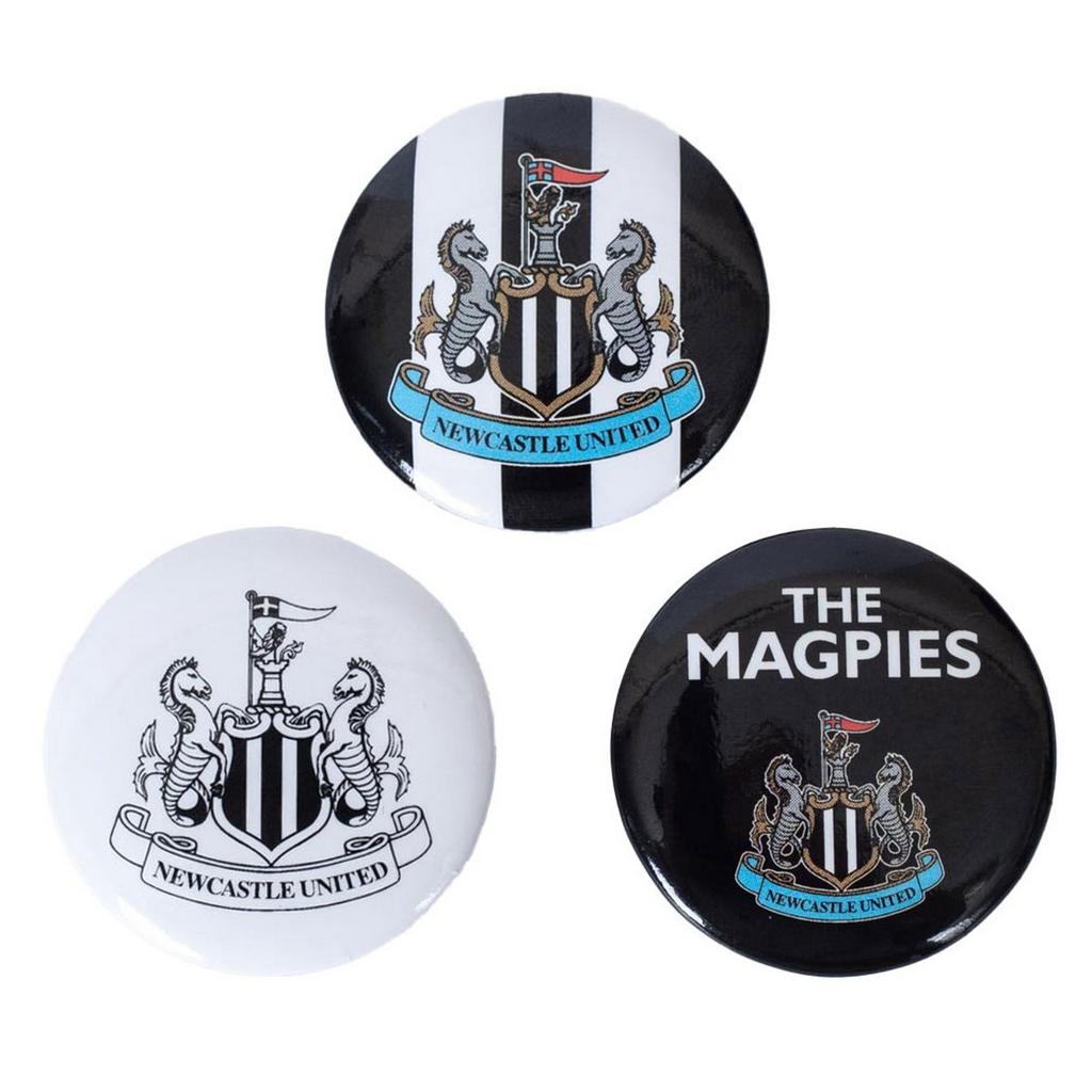 Newcastle United FC Badge Set (Pack of 3)