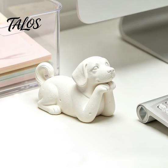 3D Printed Dog Figurine, Cute Puppy Figures, Small Animal Figurines, Realistic Detailed Puppy Statue for Dog Lovers