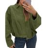 Women's Fashion Solid-Color  Sleeve Zipper Jacket Top
