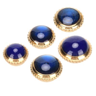 5pz Corona Orologio Acciaio Professionale Testa Orologio Set Parti di Ricambio Accessori per Orologiaio Oro