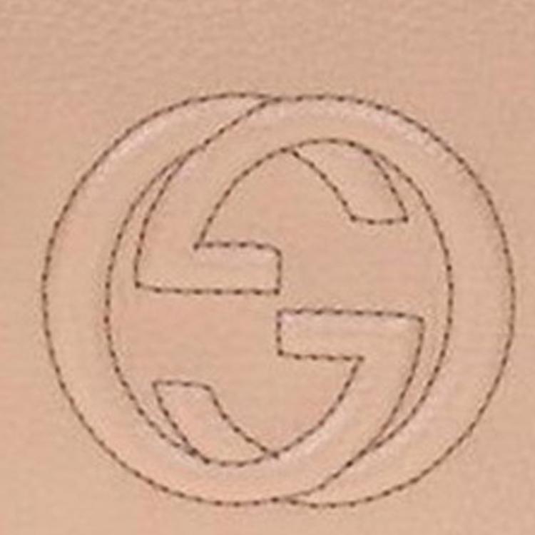 Gucci Soho Double G Logo Chain Shoulder Bag Women Shoulder Bag Light-Brown 598211-A7M0G-2754