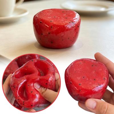 Wassermelonen Slushie Squishies Weiche Fruchtform Quetschspielzeug Effektive Stress- und Angstlinderung Schreibtisch-Stressabbauer