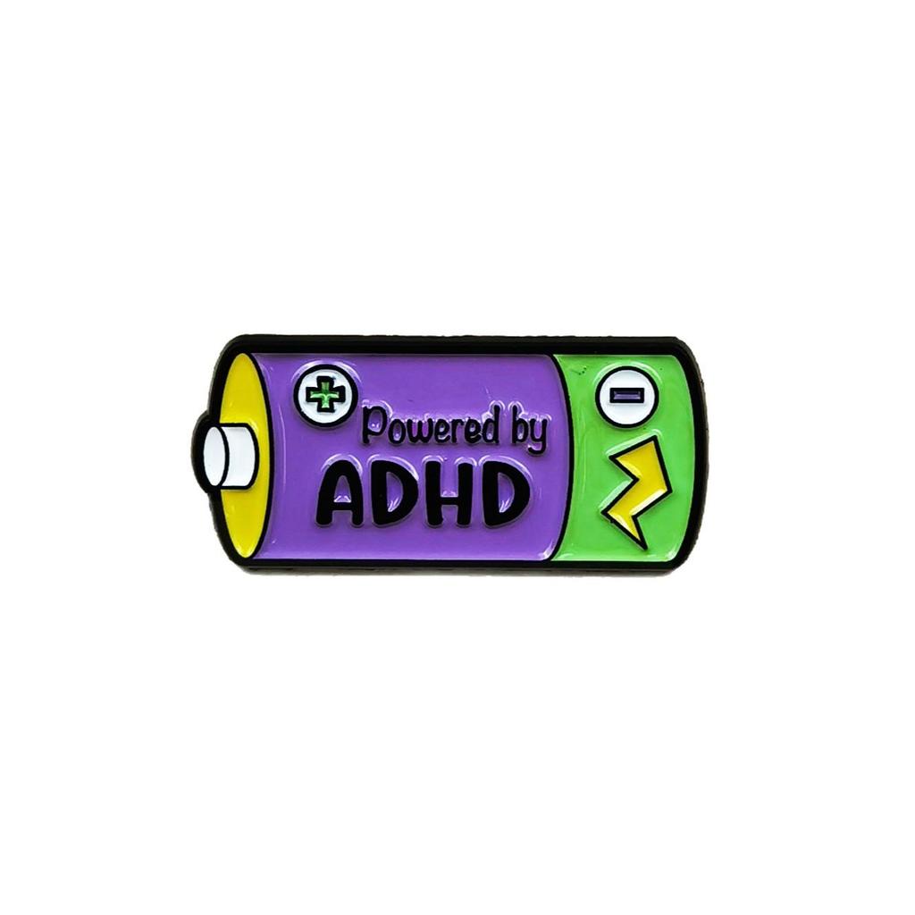Colorful Mixed Battery Brooch Pin - Creative, Simple, and Fun Lapel Decoration for Students