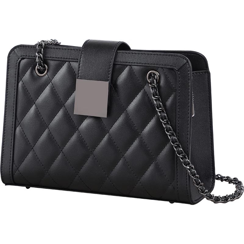 Viney Women s Leather Chain Shoulder Bag