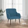 Armchair Blue 63x76x80 Cm Velvet