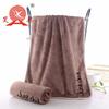 Microfiber youth pie hemming embroidered beach towel comfortable soft thickened absorbent household bath towel