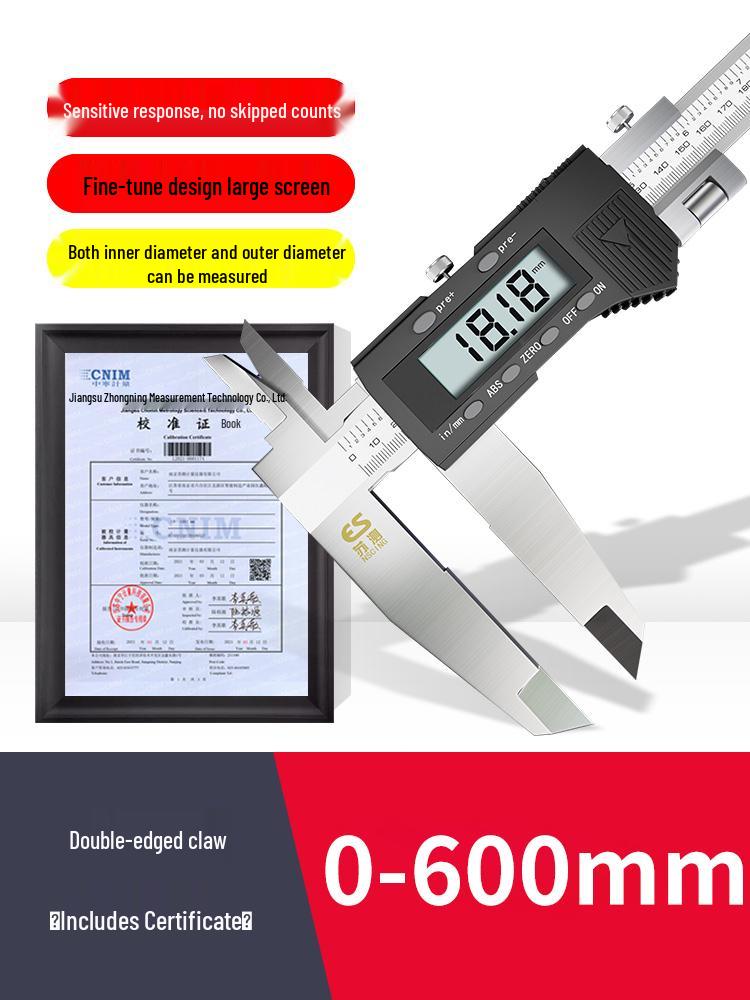 Waterproof Stainless Steel Digital Caliper - 150mm High Precision Measuring Tool