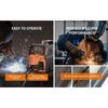 FEMEROL 6 In 1 Gas MIG Gasless Flux Core Stick Lift TIG Spot Welding Spool Gun Compatible Aluminum Welding Machine 110V/220V