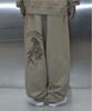 Pichibeullaeg Vintage Pigment Printing Sweat Pants (Beige)