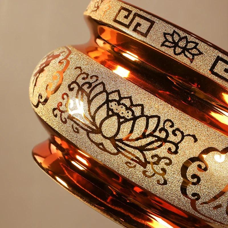 Ceramic Incense Burners for Buddhist Household Ancestral Halls, Small Incense Burners, Buddhist Utensils, Handicrafts Feng Shui