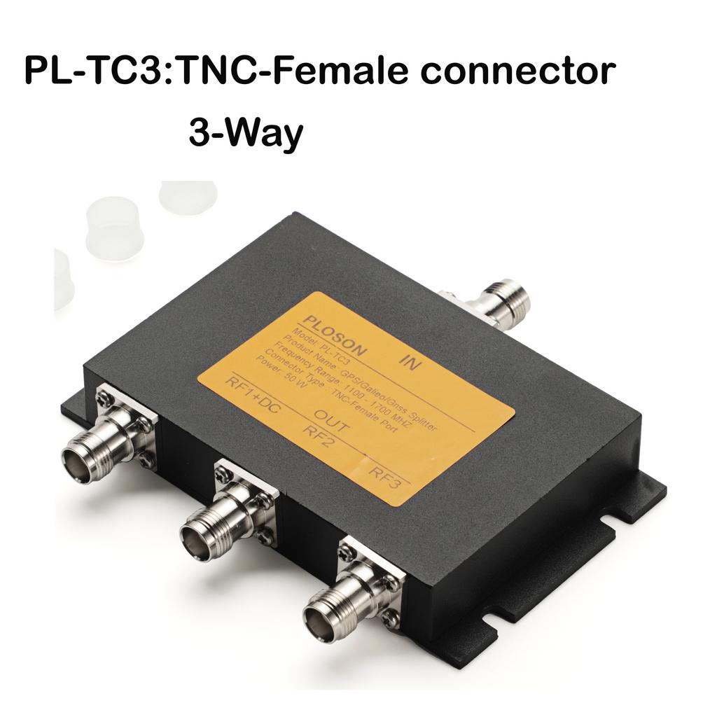 PLOSON GPS/Galieo/Gnss 2-Ways/3-Way/4-Way Antenna Power Splitter 1100-1700MHz GPS Antenna Splitter Divider for Ship Marine