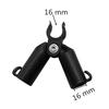 5 Pcs A-type Grip Clip Plant Support Rod Fixed Socket Adjustable Gardening Pillar Connector Clip Climbing Expandable Fence