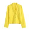 Za Export New Arrival Women's Clothing ZR Fashion Style Fashion Stylish Casual Cotton V Neck Long Sleeves Jacket Outwear